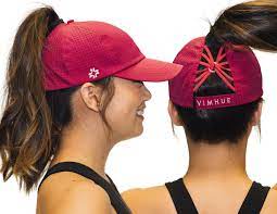 Raspberry Ponytail Hat Upf50 Women Baseball Hat Etsy Baseball Women Womens Hats Baseball Ponytail Hat