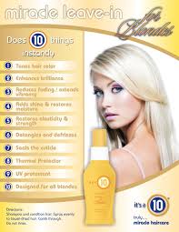 You typically use them on wet or damp hair, but you can use some on dry hair as well. Its A 10 Hair Care Leave In Conditioner For Blonde This Is Miracle Stuff For True Blondes Or Us Faux Blondes With Hi Blonde Hair Care Hair Problems Hair Color