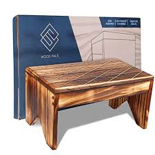 Shop for wooden step stool online at target. Buy Adult Wooden Step Stool Very Sturdy Great Kids Step Stool Adults Perfect For High Beds Reach High Places In Kitchen Bathroom Closet Sink Lightweight Quality Pine Easy To Assemble