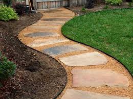 Decomposed Granite Garden Decoration And Landscaping Ideas Flagstone Walkway Backyard Landscaping Hardscape