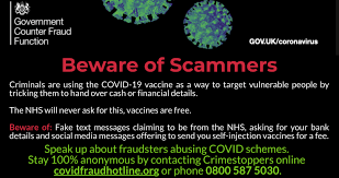 Two labour mps tweeted about their concerns about the letters being delayed in getting out to people due to coronavirus affecting royal mail staff. Coronavirus Warning Over Covid 19 Vaccination Scams Shropshire Council Newsroom