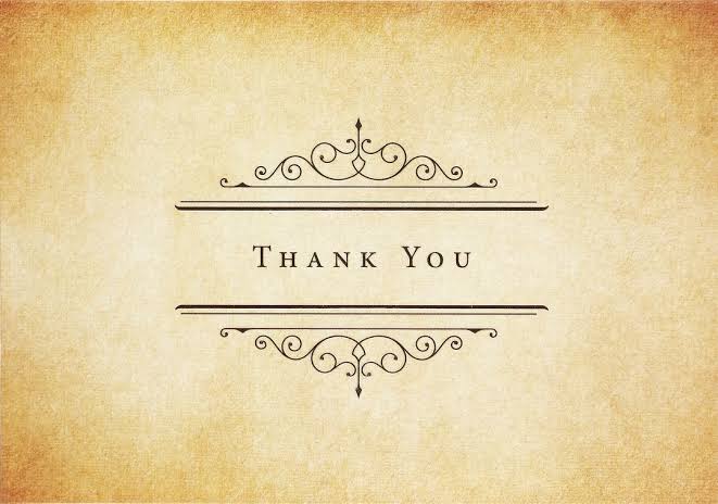 Thank you