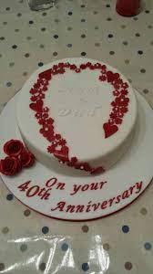 Find deals on products in baking supplies on amazon. 40th Wedding Anniversary Cake For My Parents 40th Anniversary Cakes Simple Anniversary Cakes Anniversary Cake Designs