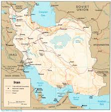Map of iran outline states/provinces. Iran Maps Perry Castaneda Map Collection Ut Library Online