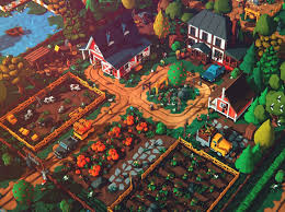 Farm Life Ue4 Unity3d Fbx Stylized Lowpoly Art Package 3d Model Game Concept Art Farm Games Art