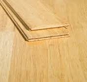 Natural Wide Plank Solid Bamboo Flooring | Ambient