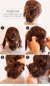 Beautiful Hair Styles Short Hair Ponytail Cute Hairstyles For Short Hair