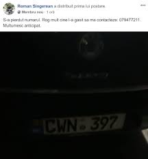 De gonzo66, august 27 în legislatie, acte, vama. Ai Pierdut Una PlÄcuÅ£ele De Inmatriculare GÄsite In Urma Furtunii De Vineri Seara