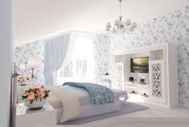 The french are all about contrast when it comes to their decorating style. Provence Style Wallpaper For The Bedroom 42 Photos
