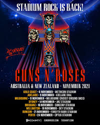 The lineup, when first signed to geffen records in 1986, consisted of vocalist axl rose, lead guitarist. Guns N Roses Get Ready Australia New Zealand 2021 Facebook
