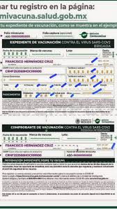 Las personas que cuenten con su esquema completo de vacunación contra el. Te Vas A Vacunar Vs Covid Checa Como Llenar Tu Expediente De Vacunacion