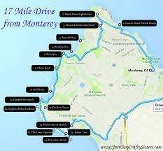17 Mile Drive Monterey Ca 17 Mile Drive Monterey Map Carmel By The Sea