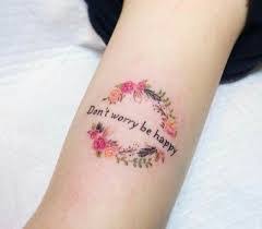 Well you're in luck, because here they come. 30 Cheerful Be Happy Tattoo Designs Body Art Guru