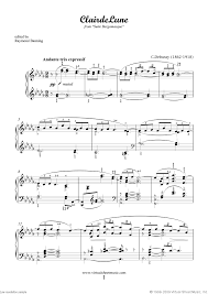 All instrumentations piano solo (206) guitar notes and tablatures (16) flute (15) piano, vocal and guitar (14) clarinet (14) high voice, piano (13) string quartet: Debussy Clair De Lune Sheet Music For Piano Solo Pdf Piano Sheet Music Sheet Music Piano Sheet