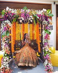 15 Vibrant Jhoola Swing Decor Ideas To Beautify Your Mehndi Ceremony Indian Wedding Decorations Desi Wedding Decor Indian Wedding