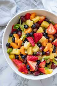 In a large bowl, combine the pineapple, oranges, cherries, marshmallows and sour cream together. Easy Fruit Salad Dinner Then Dessert
