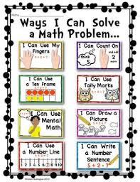 Math Strategy Posters Addition Problems Kindergarten First Common Core Math Strategies Posters Teaching Math Math Word Walls