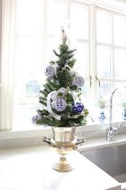 Eleven Gables Eleven Gables Kitchen For Christmas Christmas Decorations Christmas Home Blue Christmas Decor