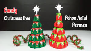 Pohon natal dari botol (foto: Diy Pohon Natal Dari Permen Candy Christmas Tree Christmas Ornaments Christmas Decor Youtube