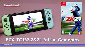 Select platform playstation 4™ xbox one nintendo switch™ pc. Pga Tour 2k21 Switch Initial Gameplay Youtube