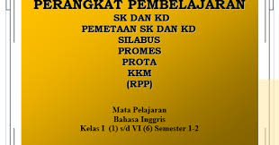 719/p/2020 tentang pedoman pelaksanaan kurikulum pada satuan pendidikan dalam kondisi khusus. Perangkat Pembelajaran Bahasa Inggris Sd Mi Semua Kelas Ngintip Sekolah