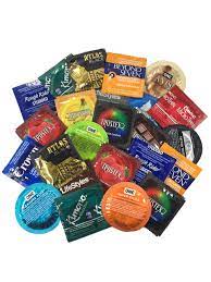 Amazon.com: Ultimate Grab Bag of Condoms + Brass Lunamax Pocket Case,  Ultimate Sampler Pack of Latex Condoms-24 Count : Health & Household