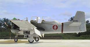 The aircraft was withdrawn from combat in vietnam in 1964, but it continued to operate with the 60th special operations squadron on missions over laos and cambodia. T 28b Laos Flown By Air America Ready For Inspection Large Scale Planes