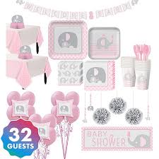 1pcs baby shower favors party decoration its a baby boy blue elephant keepsake. Little Elephant Girl Baby Shower Supplies Party City