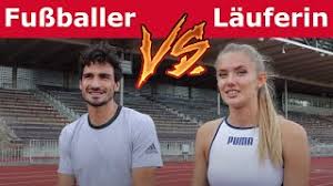 Die deutsche sportlerin ist auf der überholspur. Profilaufer Reagiert 400m Duell Mats Hummels Vs Alica Schmidt Youtube