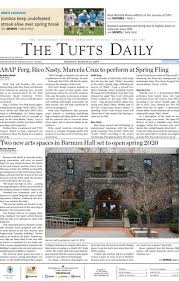 The Tufts Daily Monday March 25 2019 By Tufts Daily Issuu
