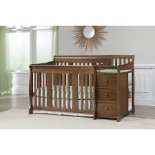 Portofino 4 In 1 Convertible Crib And Changer Crib And Changing Table Combo Convertible Crib Cribs
