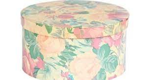Diy Grosgrain Ribbon Hat Band Fabric Covered Boxes Hat Boxes Decorative Boxes