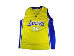 Los Angeles La Lakers Nba Basketball Jersey Top Singlet Kobe Bryant S Small Kids In 2021 La Lakers Basketball Jersey Jersey Top