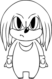 Supercoloring.com is a super fun for all ages: Chibi Knuckles Coloring Pages Download Print Online Coloring Pages For Free Color Nimbus