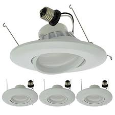 Its a bright white led diffused down light recessed retrofit trim with white baffle and white trim for use in 5 or 6 recessed lighting housings. Top 24 Best Dimmable Recessed Lighting Trims Of 2021 Reviews Prices