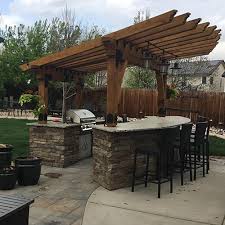 custom outdoor kitchens denver art of