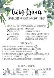 Anna is the chief editor and content strategist of lifehack. Twin Baby Shower Game Twin Trivia Questions Instant Etsy Twin Boys Baby Shower Twin Girls Baby Shower Twins Baby Shower Invitations