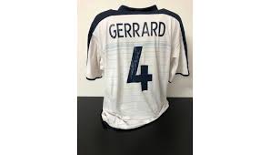 At vintagefootballshirts.com we have a huge selection of retro football shirts and match worn. Gerrard S Official England Signed Shirt 2004 Charitystars