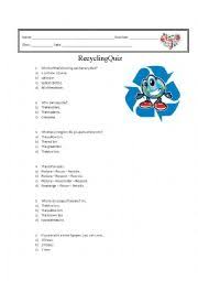 Feb 23, 2021 · recycling quizzes & trivia. Recycling Worksheets