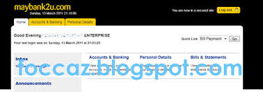 Pilih menu maybank2u/phone banking/sms alerts seperti yang telah saya buat di dalam gambar tu. Adab Belajar Cucur Maybank2u Untuk Akaun Syarikat Bagaimana Cara Nak Dapatkannya