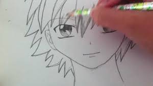 Drawing A Basic Manga Boy Youtube This is detailed tutorial on how you can give a try to draw an anime boy sketch.