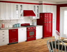 Red And White Big Chill Fridge Retro Kitchen Appliances Retro Kitchen Colorful Kitchen Appliances