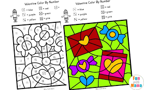 This selection comes from winnie's picks adults paint by numbers. Valentine Color By Number Worksheets Fun With Mama