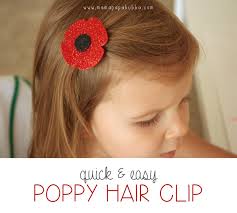 Cute diy hair clips handmade idea | amazing wool craft ideas Quick Easy Poppy Hair Clip Mama Papa Bubba