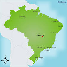 Alle länder auf der karte. Brasilien Sehenswurdigkeiten Map Karte Von Brasilien Denkmaler South America Sudamerika