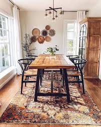A Mix Of Mid Century Modern Bohemian And Industrial Interior Style Home And Apartment Decor Decoration Ideas Hom Home Decor Room Decor Dining Room Decor