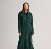 Relaxed Fit Utility Shirt Dress