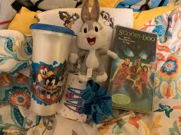 Sylvester looks up as daffy climbs the slide. Cute Things I Got In The Mail Bugs Bunny Doll Baby Looney Tunes Blanket And Sippy Hair Clips Scrunchie And The First Scooby Doo Film Ageregression