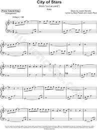 Piano Tutorial Easy City Of Stars Easy Sheet Music Piano Solo In D Minor Download Print Sheet Music Easy Sheet Music Piano Tutorial