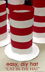 Diy Dr Seuss S Cat In The Hat Hat Creative K Kids Seuss Crafts Dr Seuss Crafts Hat Crafts